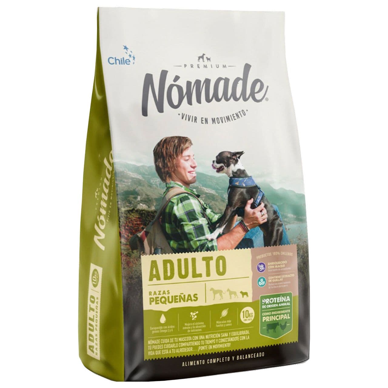 Comida de Perro Nomade Adulto Razas Pequeñas 10 Kg_1