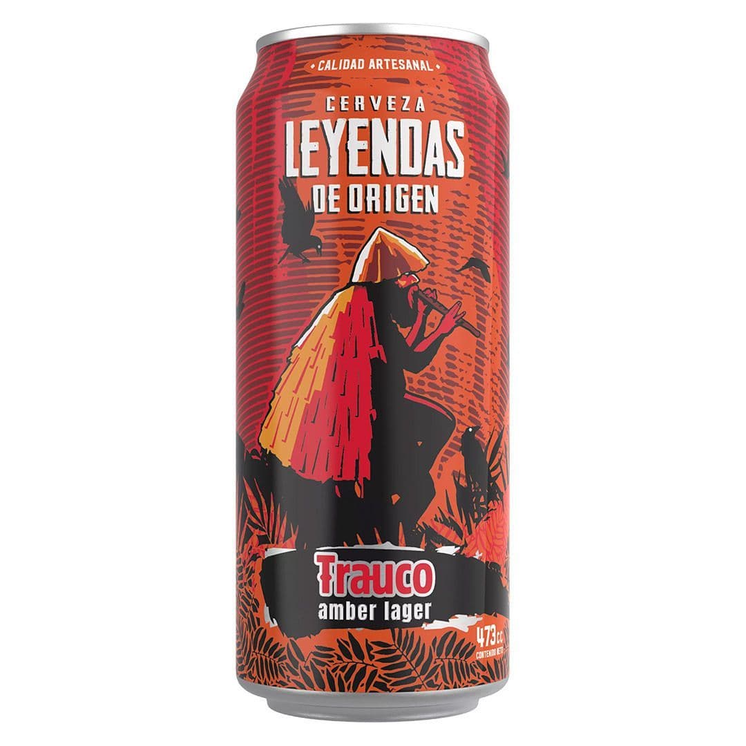 Sampling 1 Cerveza Leyendas De Origen Trauco Amber Lager 473cc_1