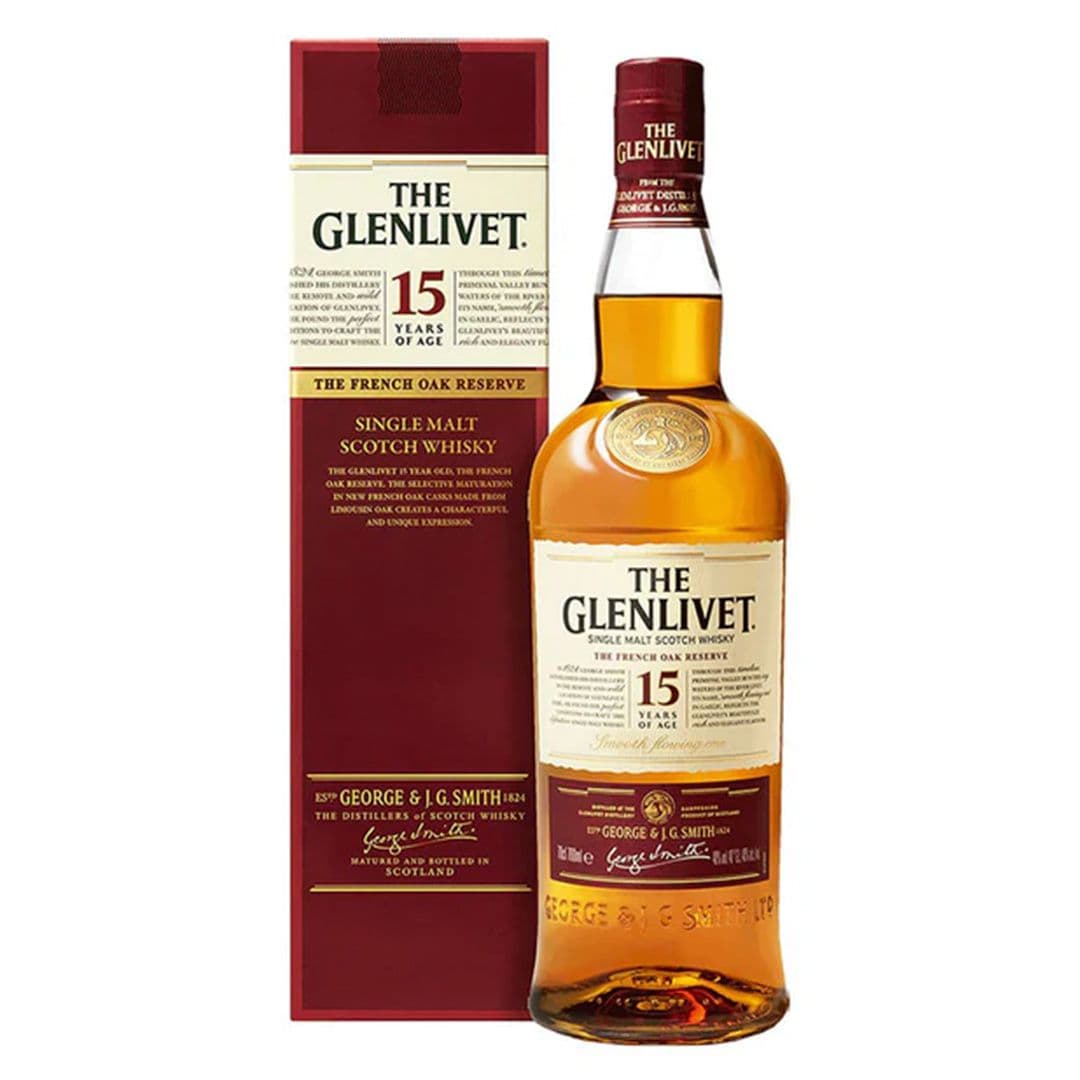 Whisky The Glenlivet 15 Años 700cc 40°alc._1