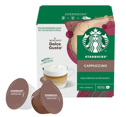 Cápsulas Café Starbucks Dolce Gusto Cappuccino (6 porciones)_1