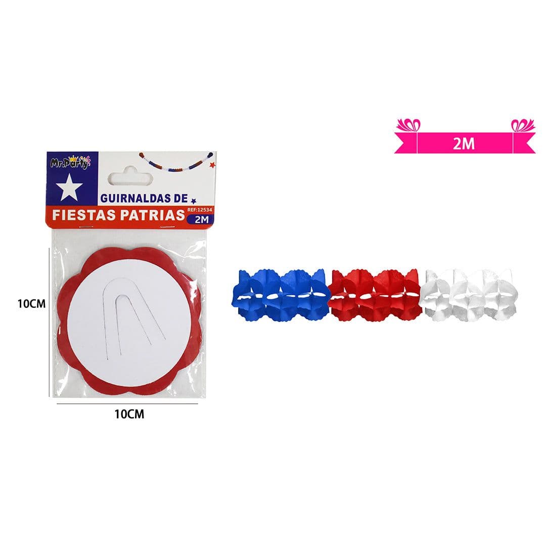 Guirnalda de Papel Fiestas Patrias 2m_1