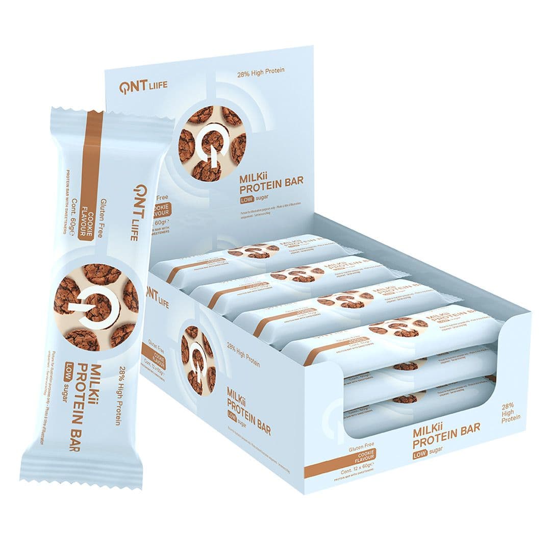 Barrita Proteína QNT Milkii Cookies 60 grs (12 Unidades)_1