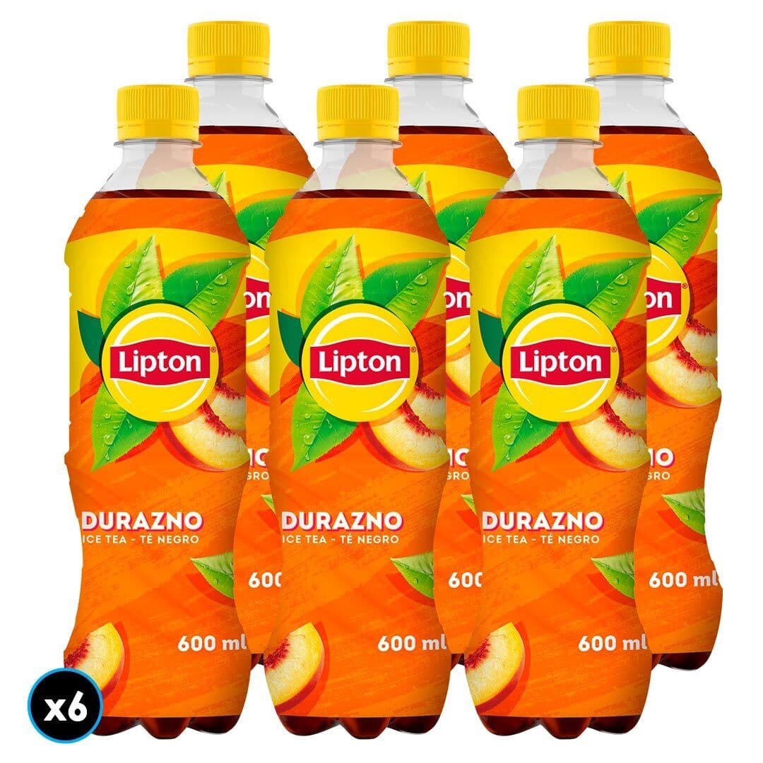 6x Té Helado Lipton Negro Durazno 600cc_1