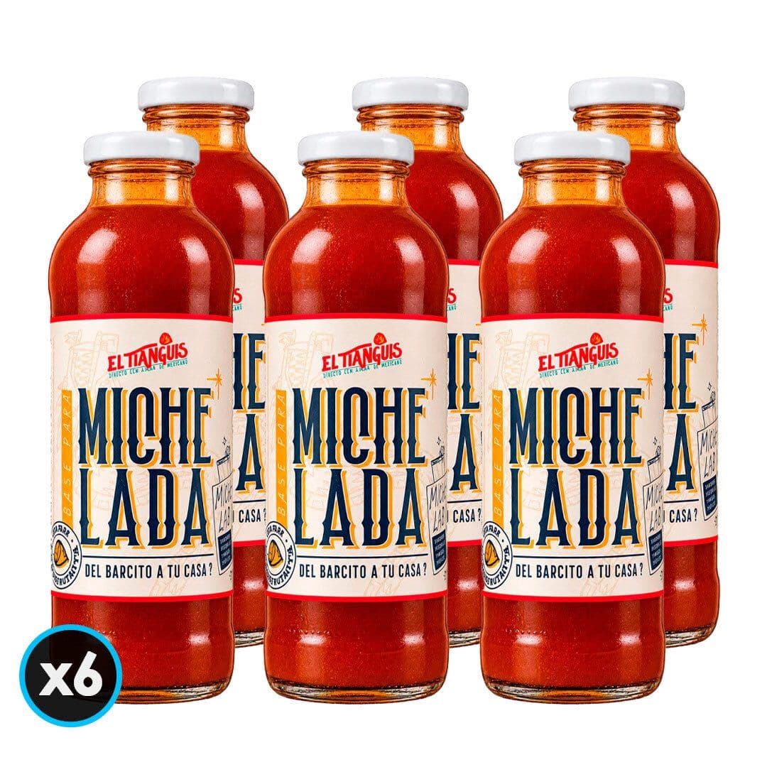6x Mix Michelada El Tianguis Michelada Clasica Botella 475cc_1