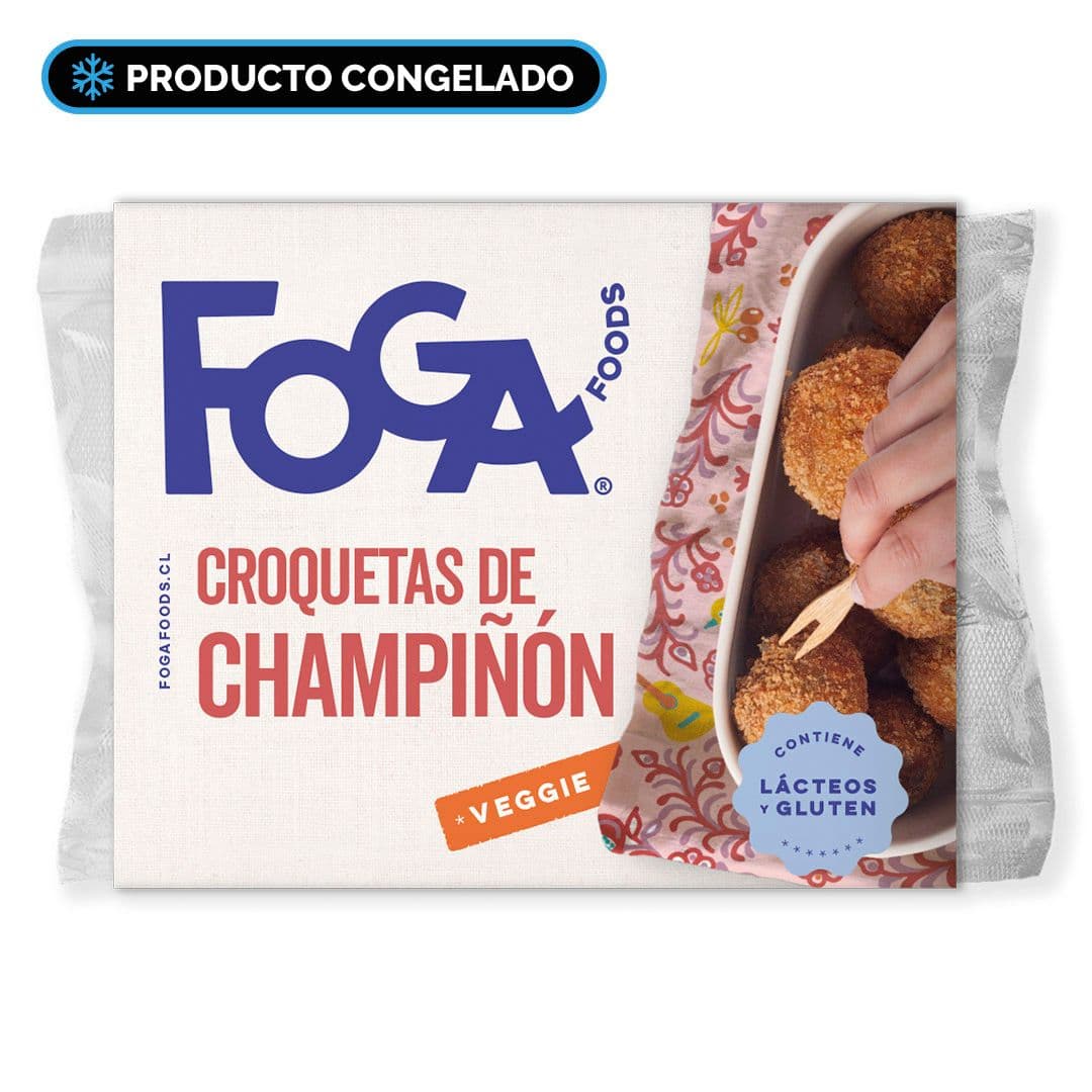 Croquetas de Champiñon Foga Foods (12 unidades congeladas)_1