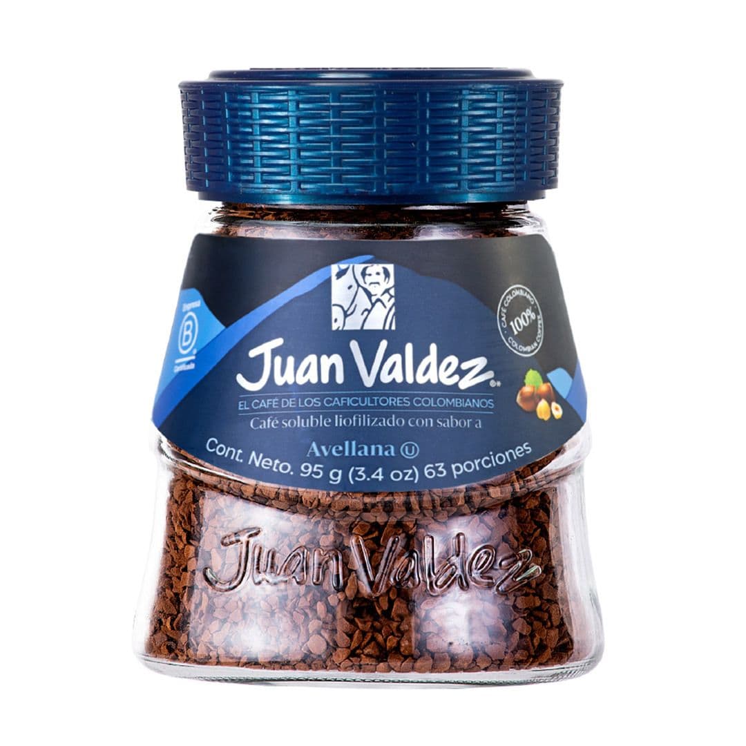 Café Juan Valdez Instantáneo Liofilizado Avellana 95 grs._1