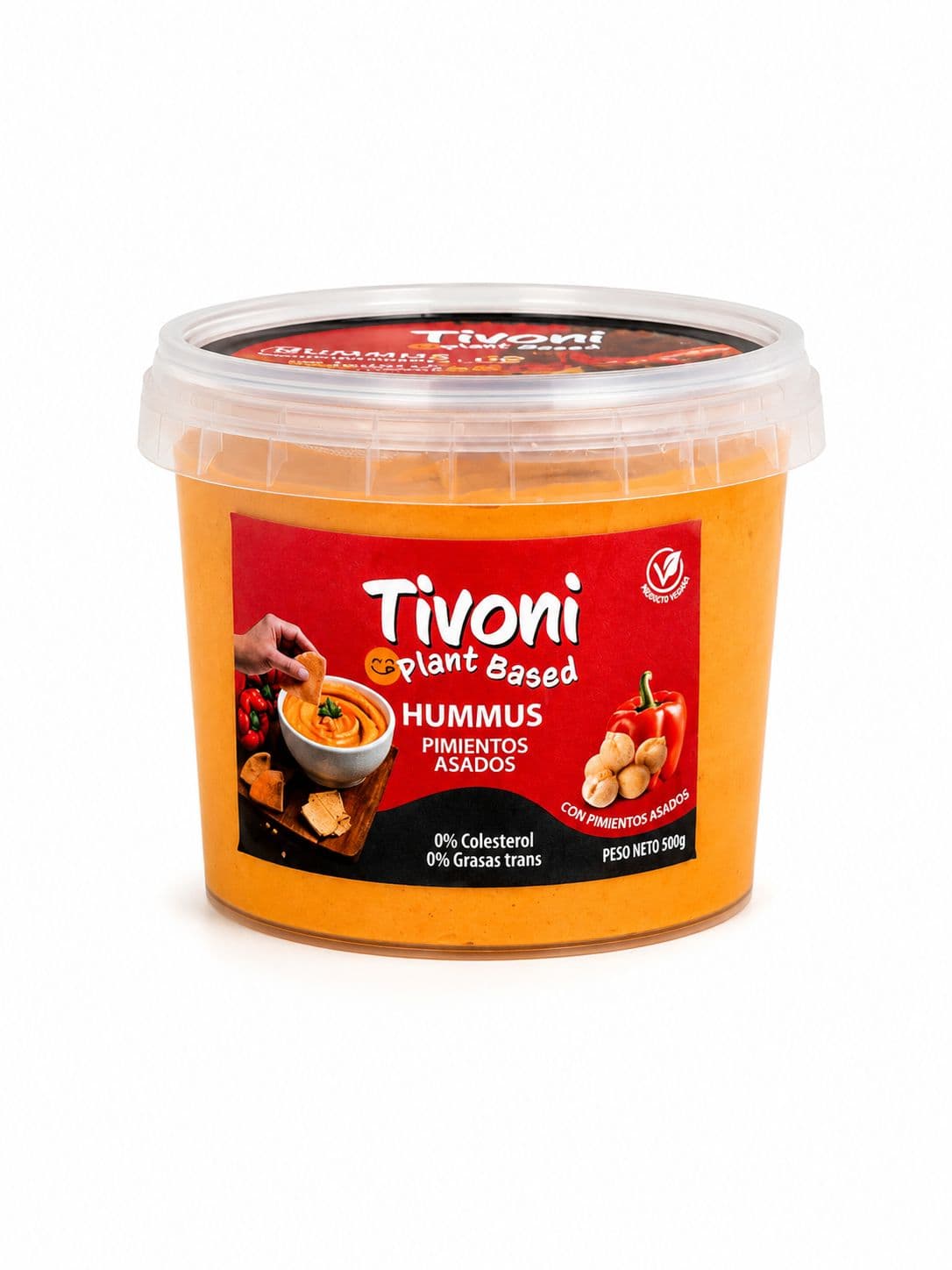 Hummus Pimientos Asados Tivoni 500grs_1