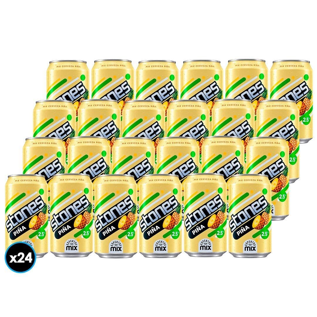24x Cerveza Piña Stones 350cc 2,5°alc_1