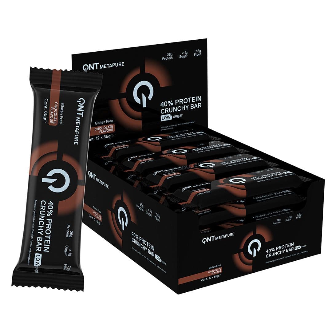Barrita Proteína QNT Crunchy Chocolate 65 grs (12 Unidades)_1