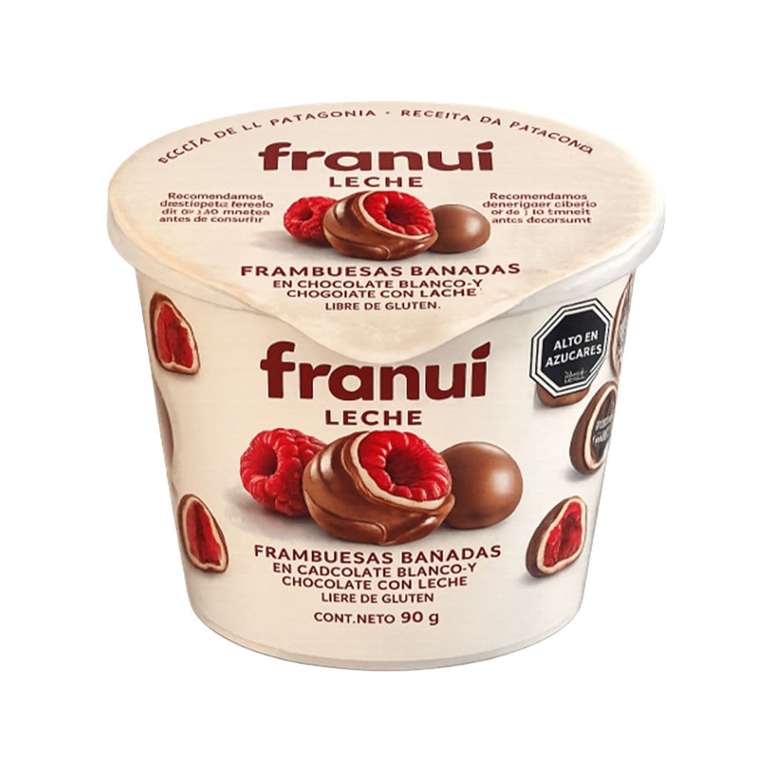 Bombón Helado Franui Frambuesa Chocolate con Leche y Blanco 90 grs._1