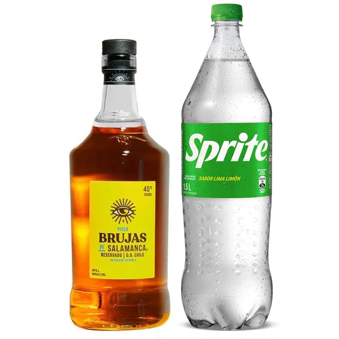 1X Pisco Brujas de Salamanca Reservado 40° 700cc + 1X Bebida Sprite 1.5 L_1