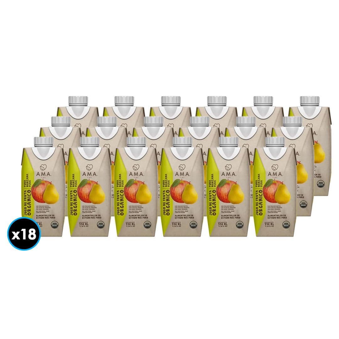 18x Jugo Ama Manzana Pera 330cc_1