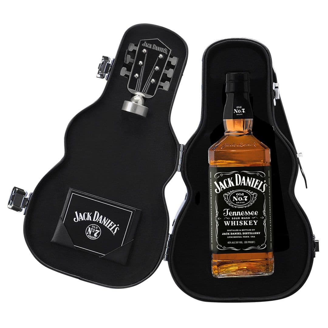 Kit Whiskey Jack Daniels N°7 750cc + Guitar Case_1