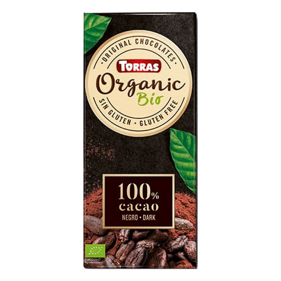 Chocolate Torras Orgánico Negro 100% Cacao 100 grs_1
