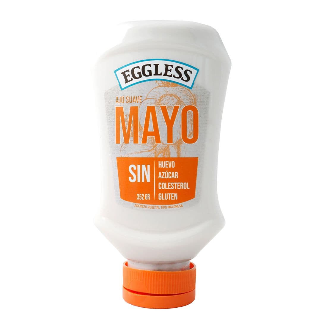 Mayonesa de Soya Eggless Ajo Suave 352 grs._1