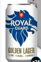 Cerveza Royal Guard Golden en Lata 350cc_1
