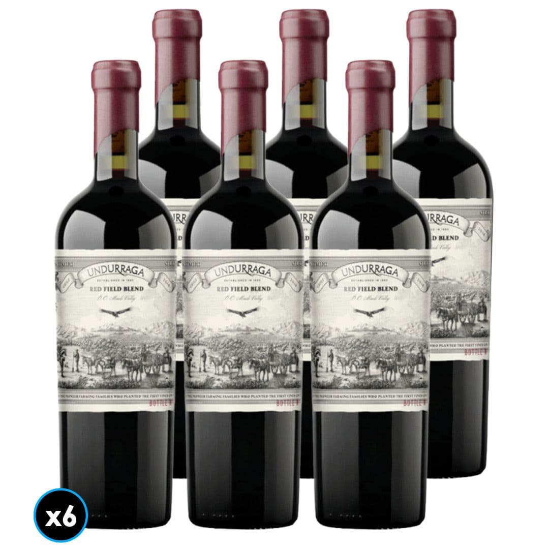 CAJA UNDURRAGA RED FIELD (Blend): 6x Vino Undurraga Red Field Blend 750cc_1