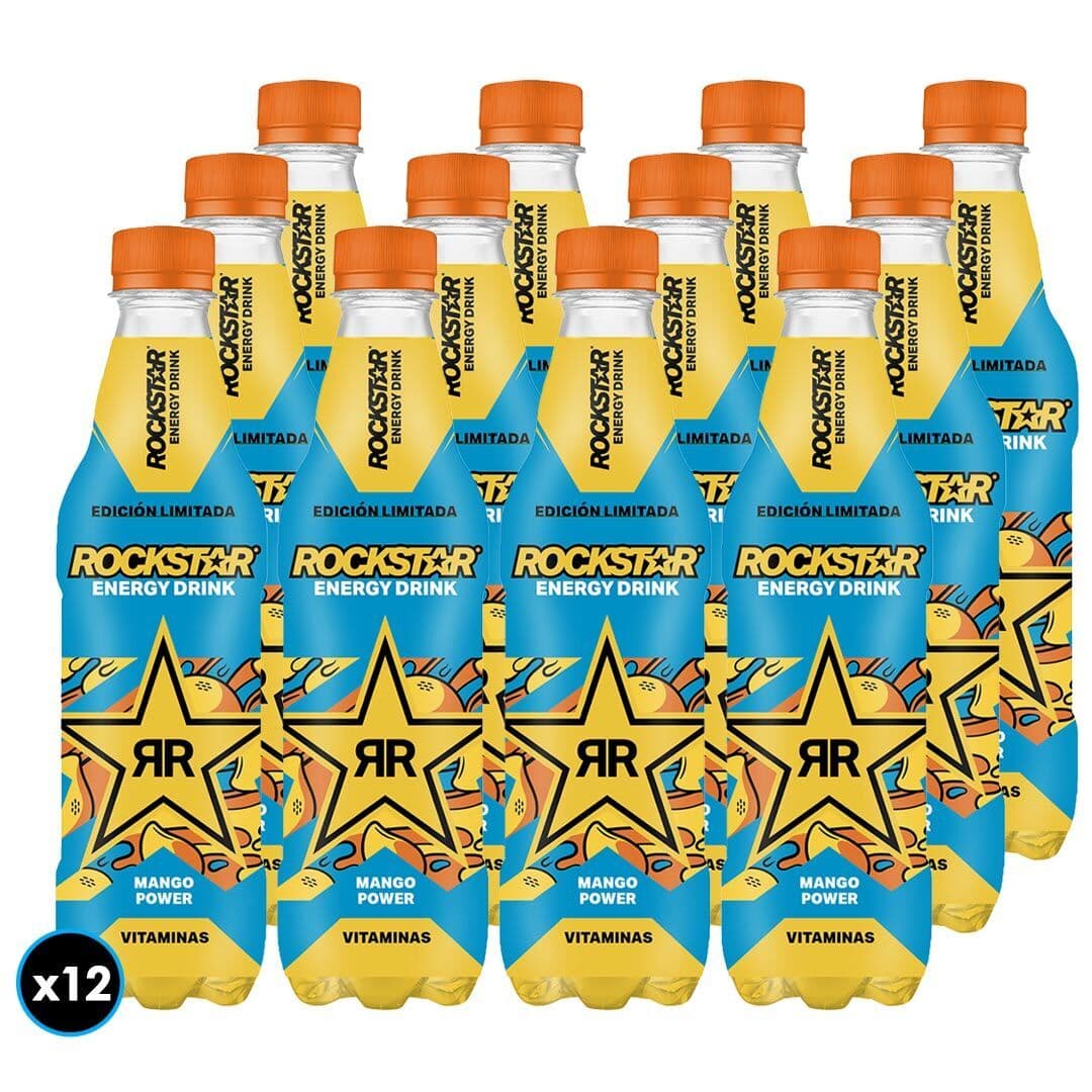 12x Bebida Energética Rockstar Mango Power 500cc_1