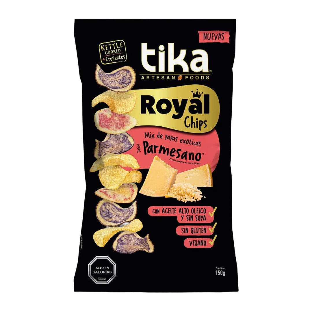 Papas Tika Chips Royal Parmesano 150 grs_1