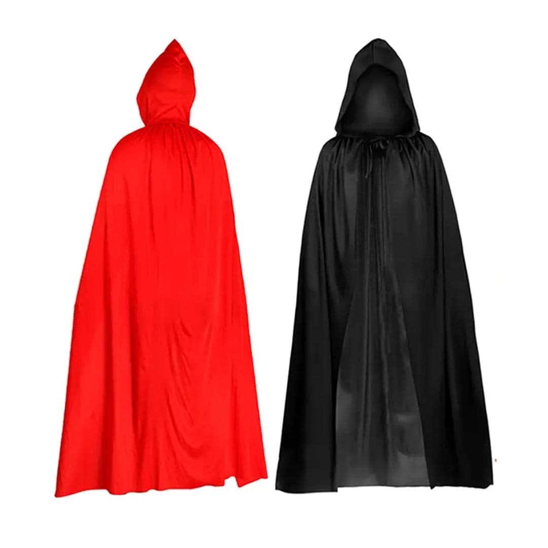 Capa con Capucha Halloween Color Aleatorio 150cm_1