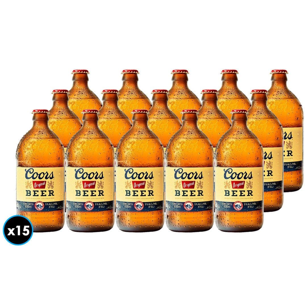 15x Cerveza Coors en Botella 620cc_1