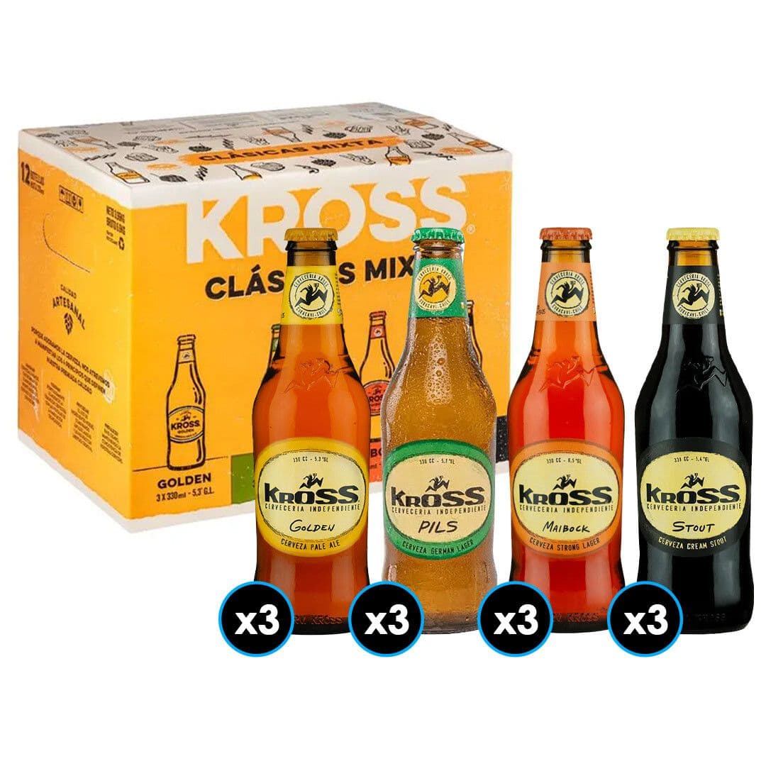 Kit Mix 12x Cervezas Kross en Botella 330cc_1