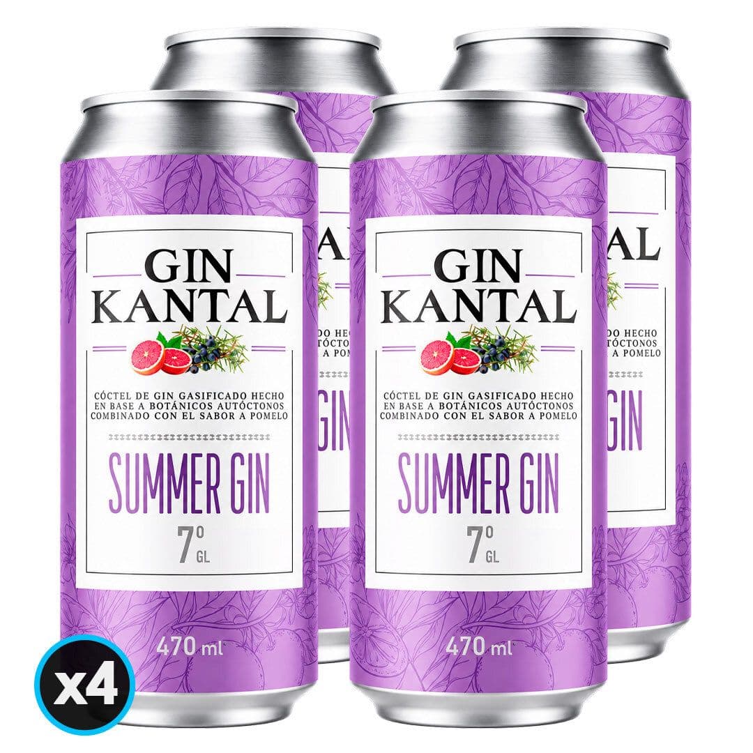 4x Gin Kantal Summer Lata 470cc 7° Alc._1
