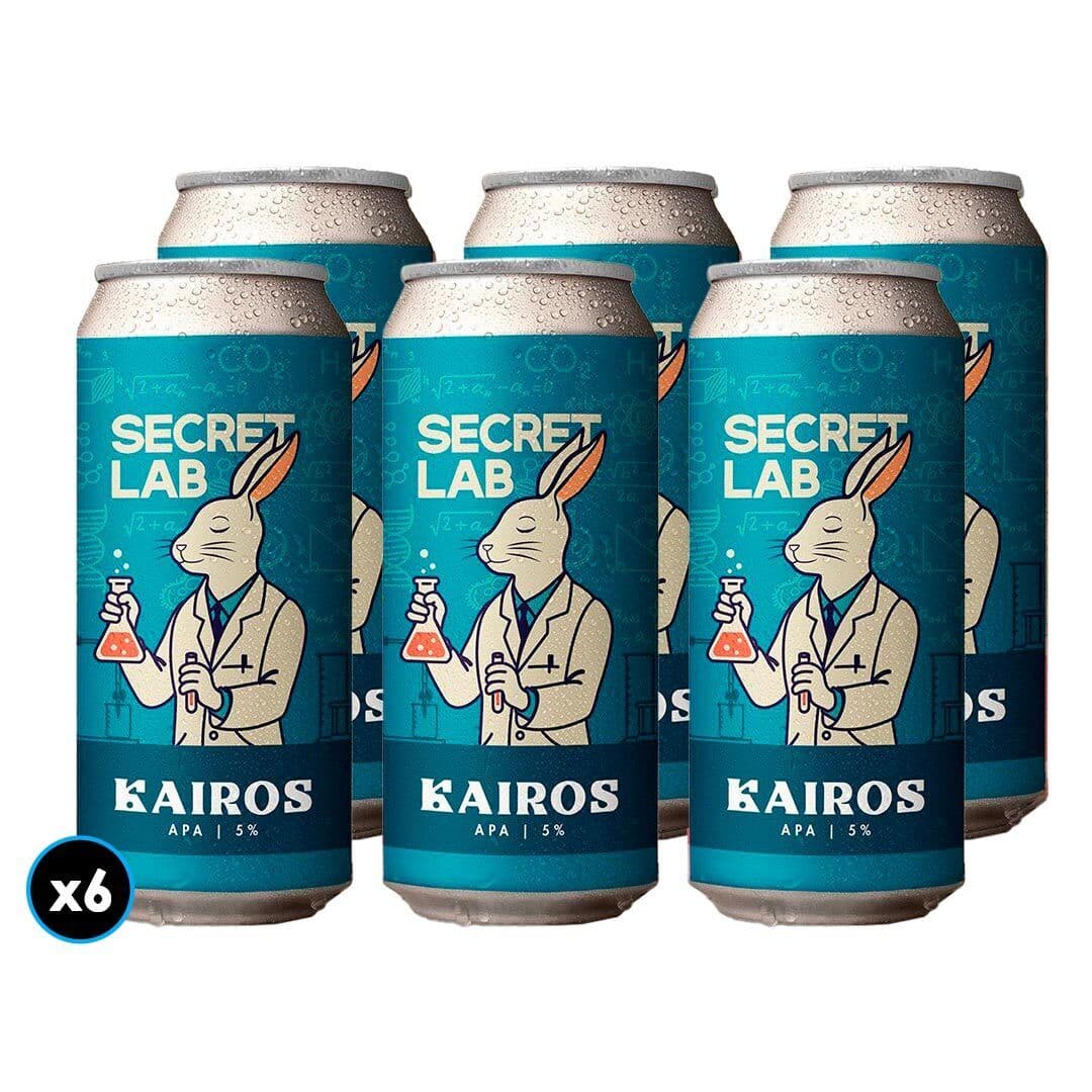 6x Cerveza Kairos Secret Lab Apa 473cc_1