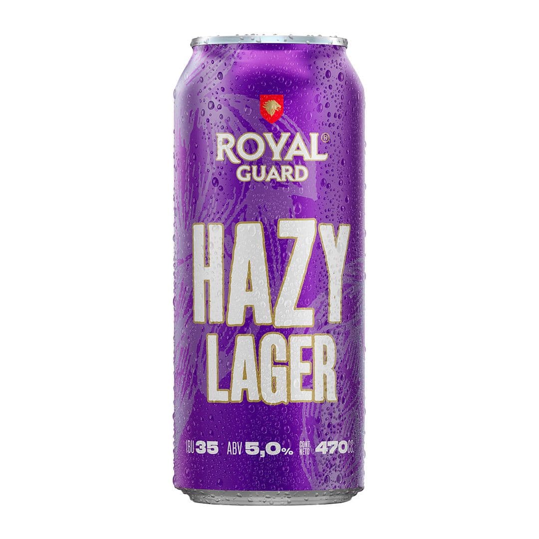 Cerveza Royal Guard Hazy Lager en Lata 470cc_1