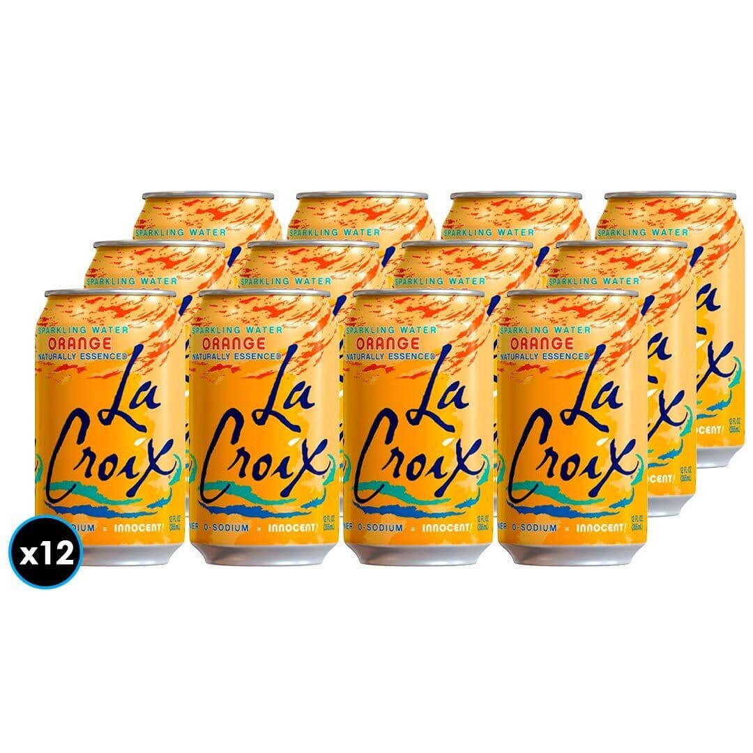 12x Agua La Croix Naranja con Gas 355cc_1