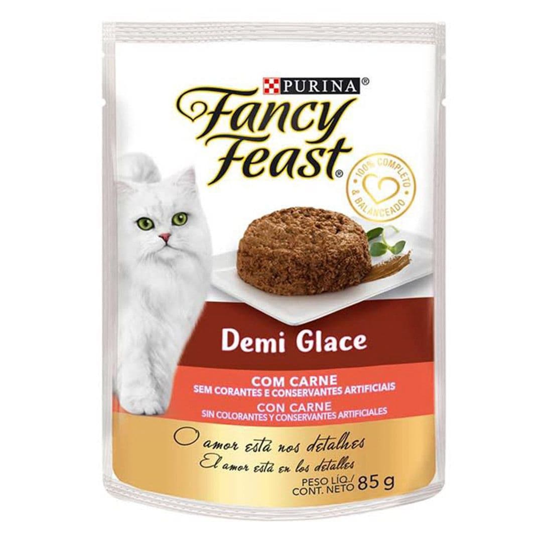 Snack de Gato Fancy Feast Demi Glace Carne 85 grs_1