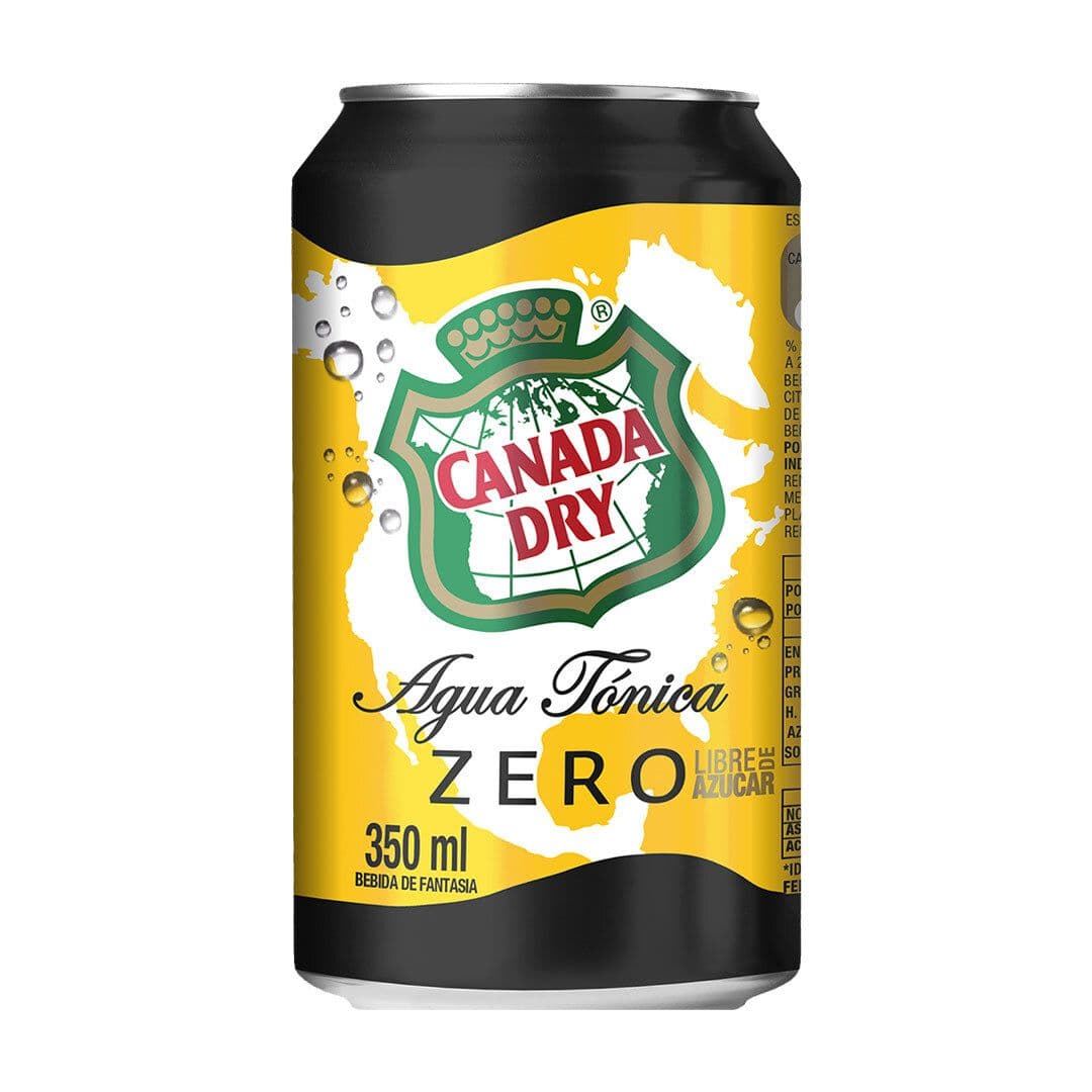 Agua Tónica Canada Dry Zero Lata 350cc_1