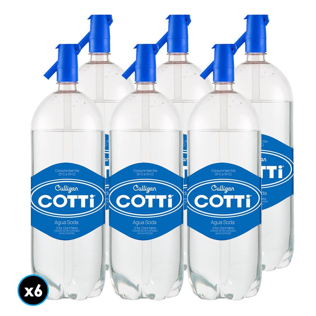 6x Agua Soda Cotti 2 L_1