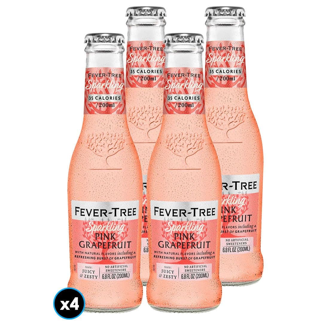 4x Agua Tónica Fever Tree Pink Grapefruit 200cc_1