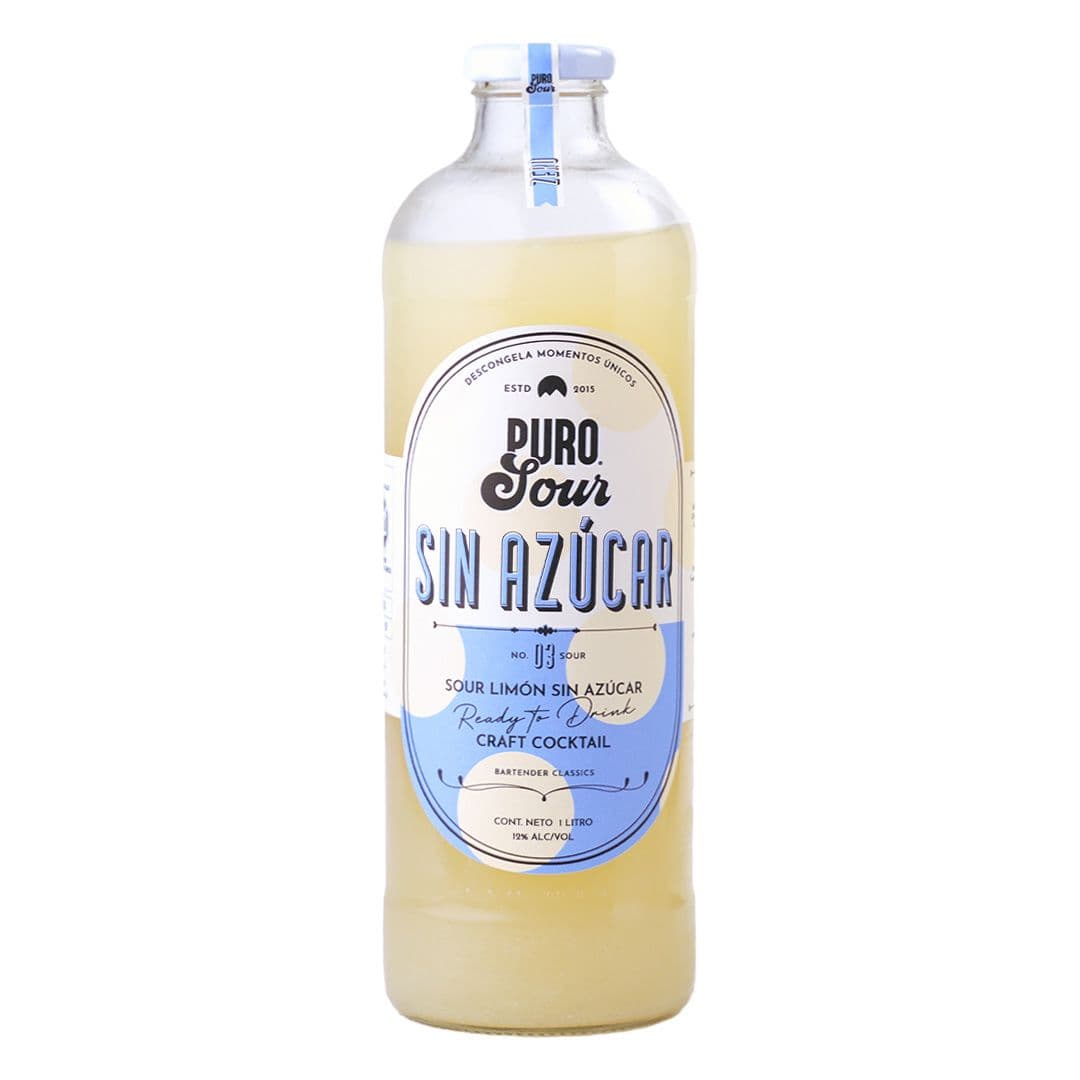 Pisco Sour Puro Sour Sin Azúcar 1L 12°alc._1