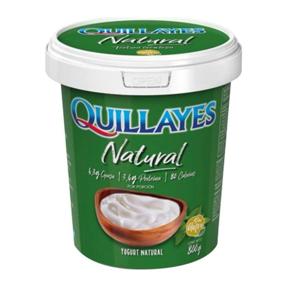 Yogurt Natural Batido Quillayes 800 grs._1