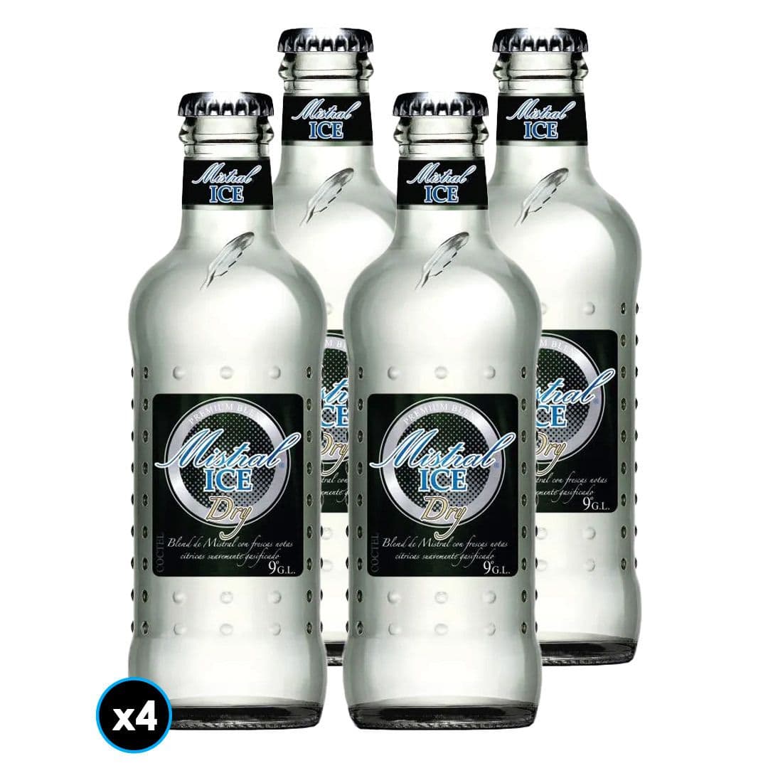 4x RTD Mistral Ice Dry en Botella 275cc 5° alc._1