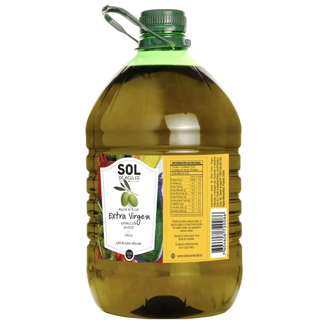 Aceite de Oliva Extra Virgen Sol de Aculeo Blend 5 L_1