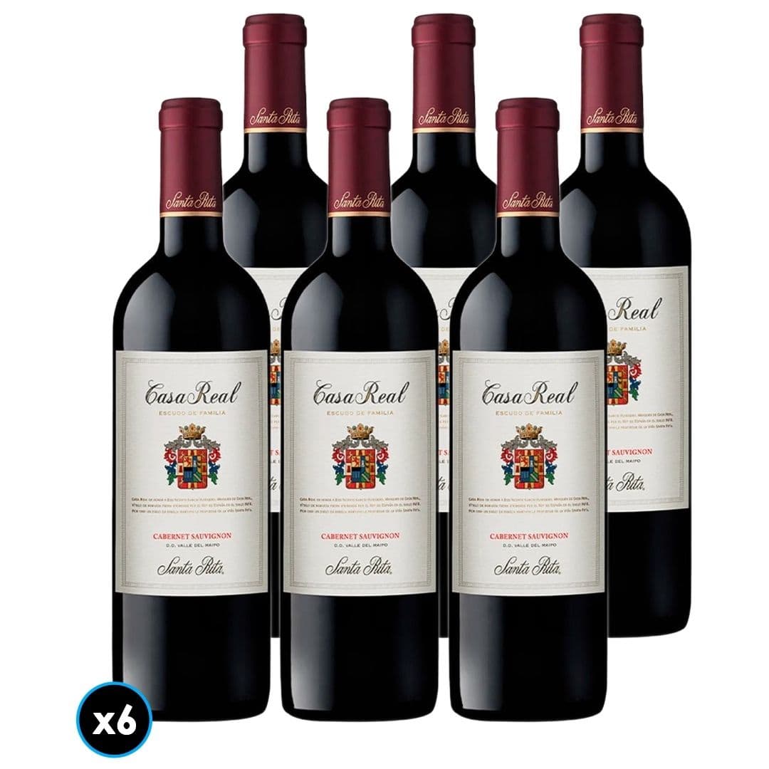 6x Vino Escudo de Casa Real Cabernet Sauvignon 750cc_1