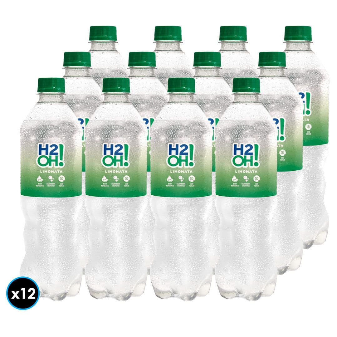12x Bebida H2OH Limonata 600cc_1