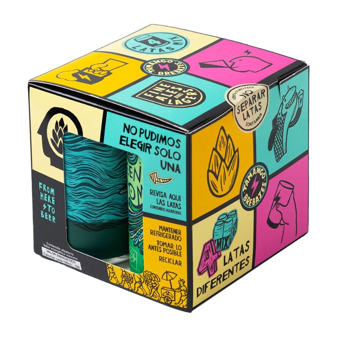 Kit 4x Cervezas Tamango Surtida 355cc_1