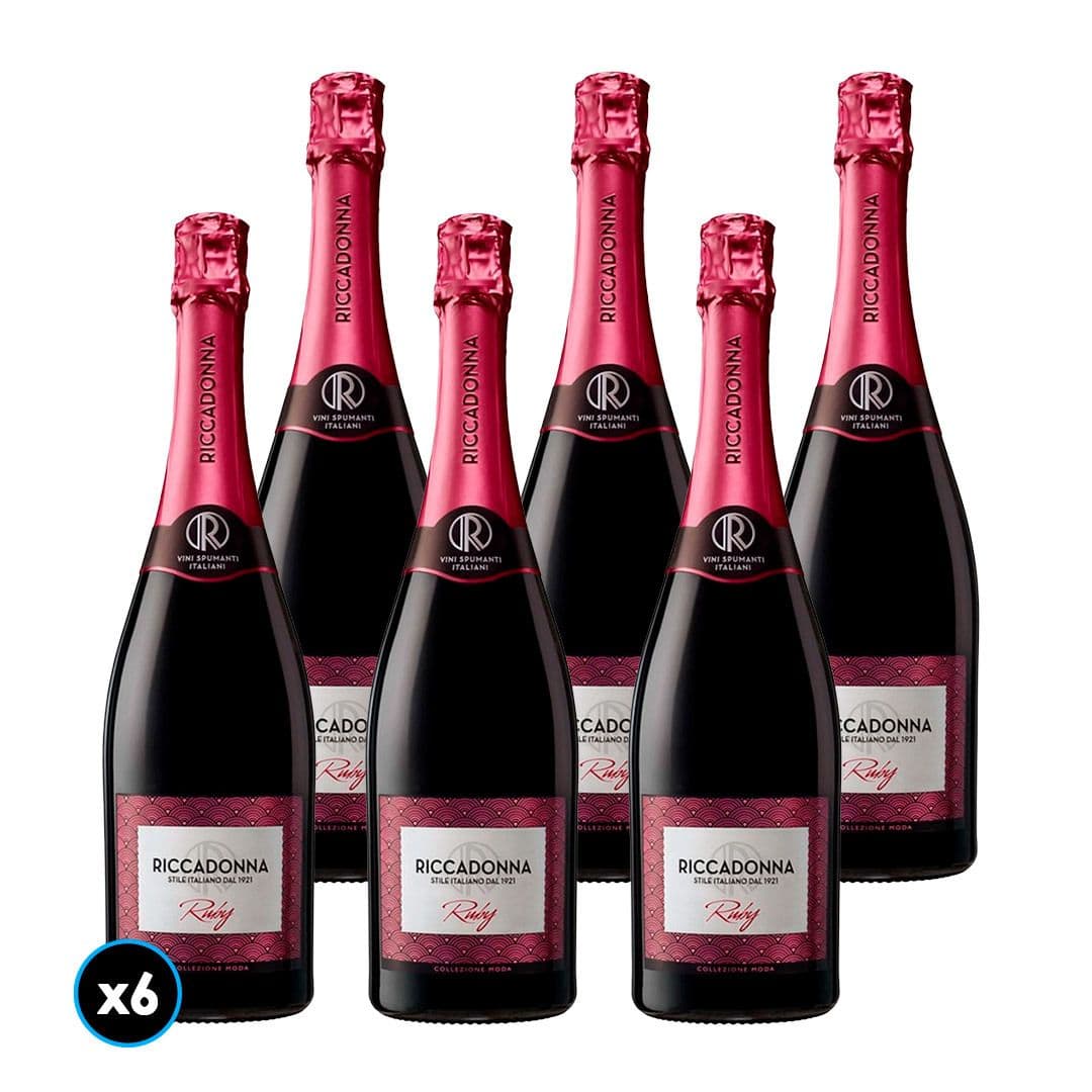CAJA RICCADONNA (Ruby): 6x Espumante Riccadonna Ruby 750cc_1