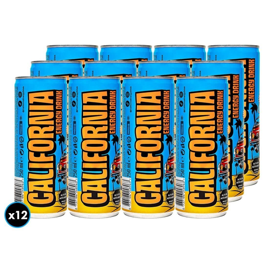 12x Bebida Energética California Drink 250cc_1