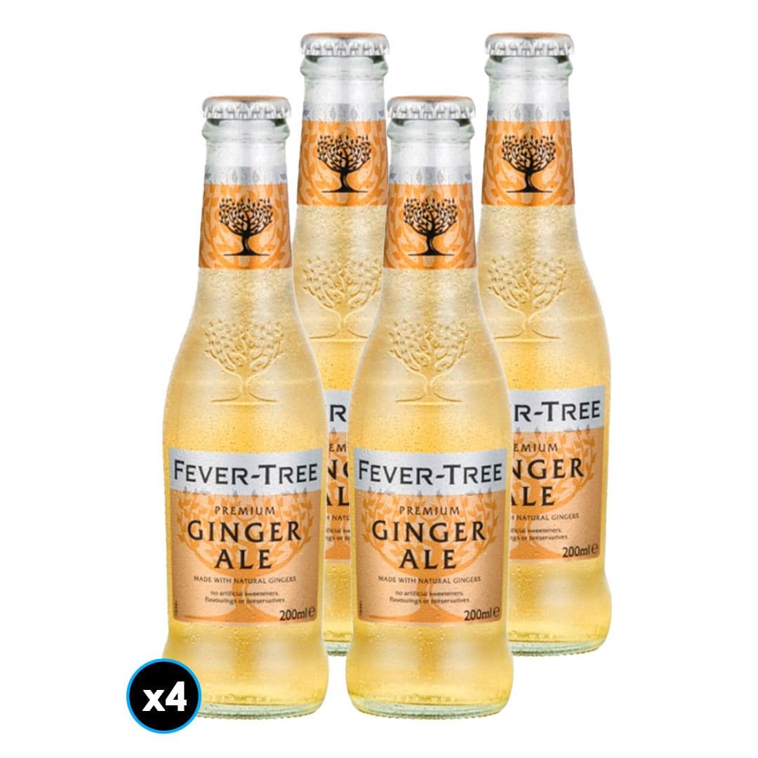 4x Bebida Fever Tree Premium Ginge Ale 200cc_1