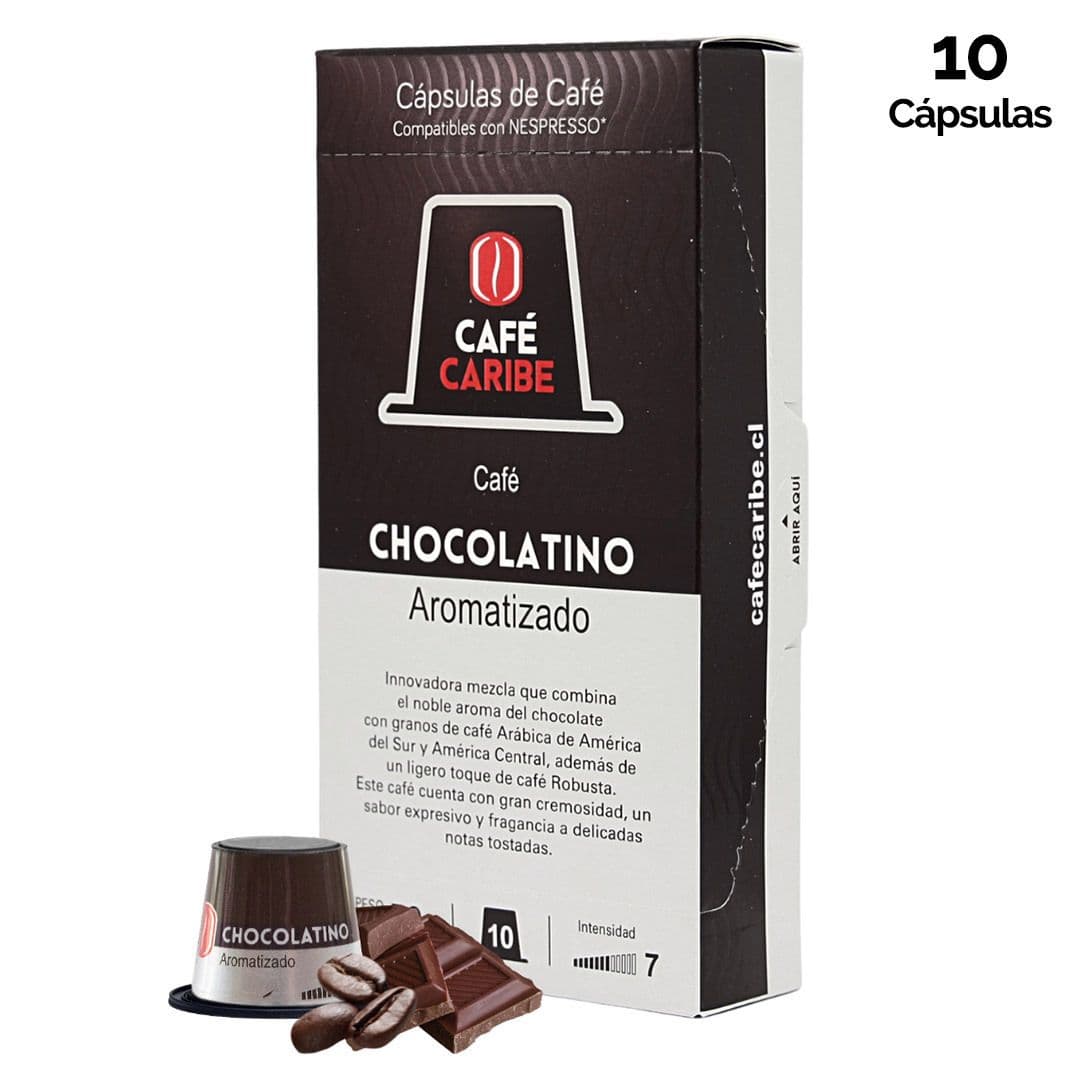 Cápsulas de Café Caribe Chocolatino Nespresso® Compatible (10 Unidades)_1