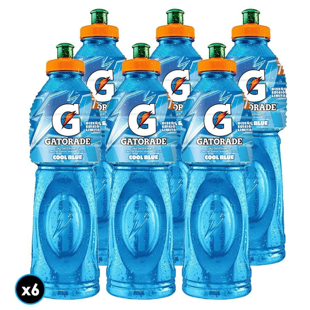 6x Bebida Isotónica Gatorade Cool Blue 750cc_1