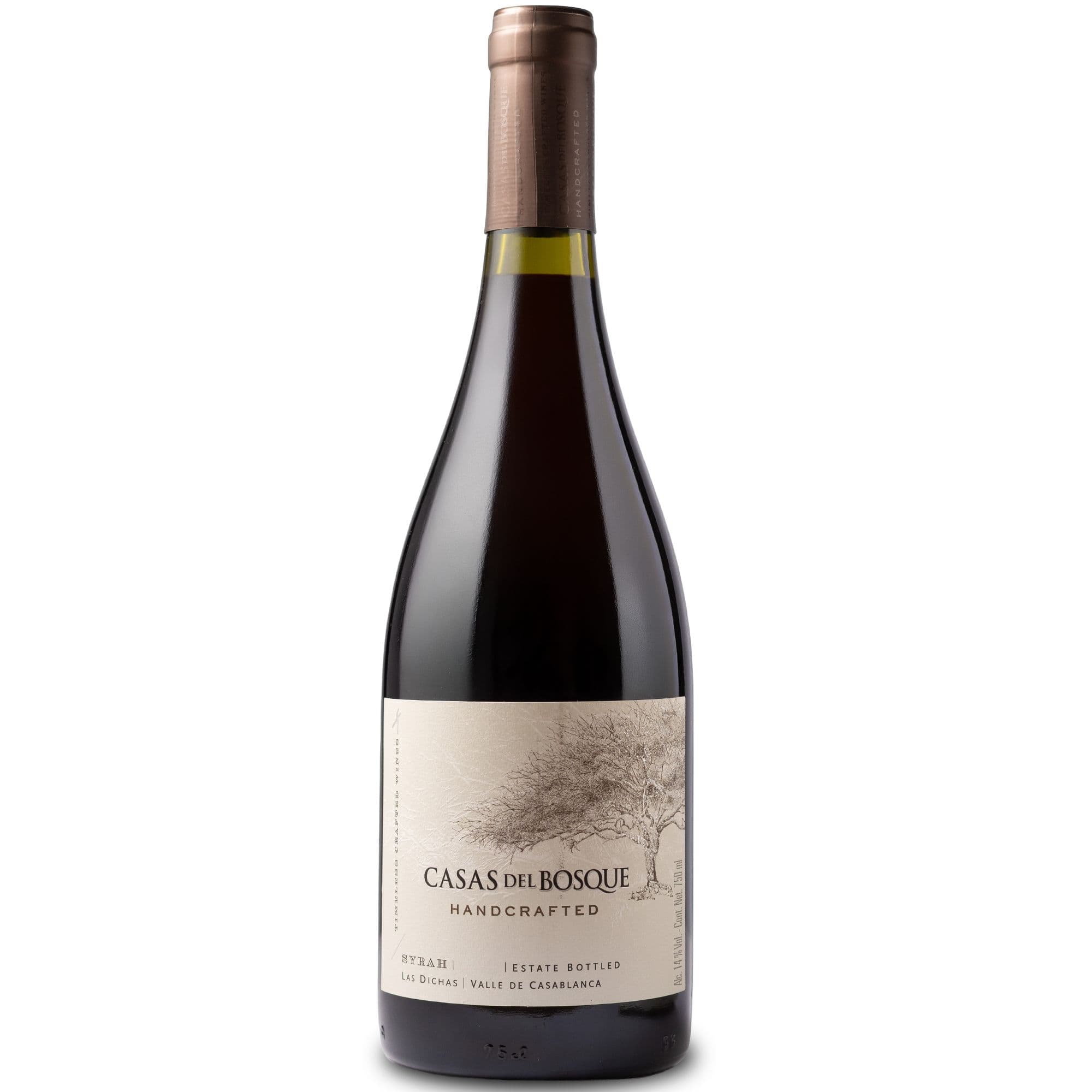 Vino Casas del Bosque Handcrafted Syrah 750cc_1