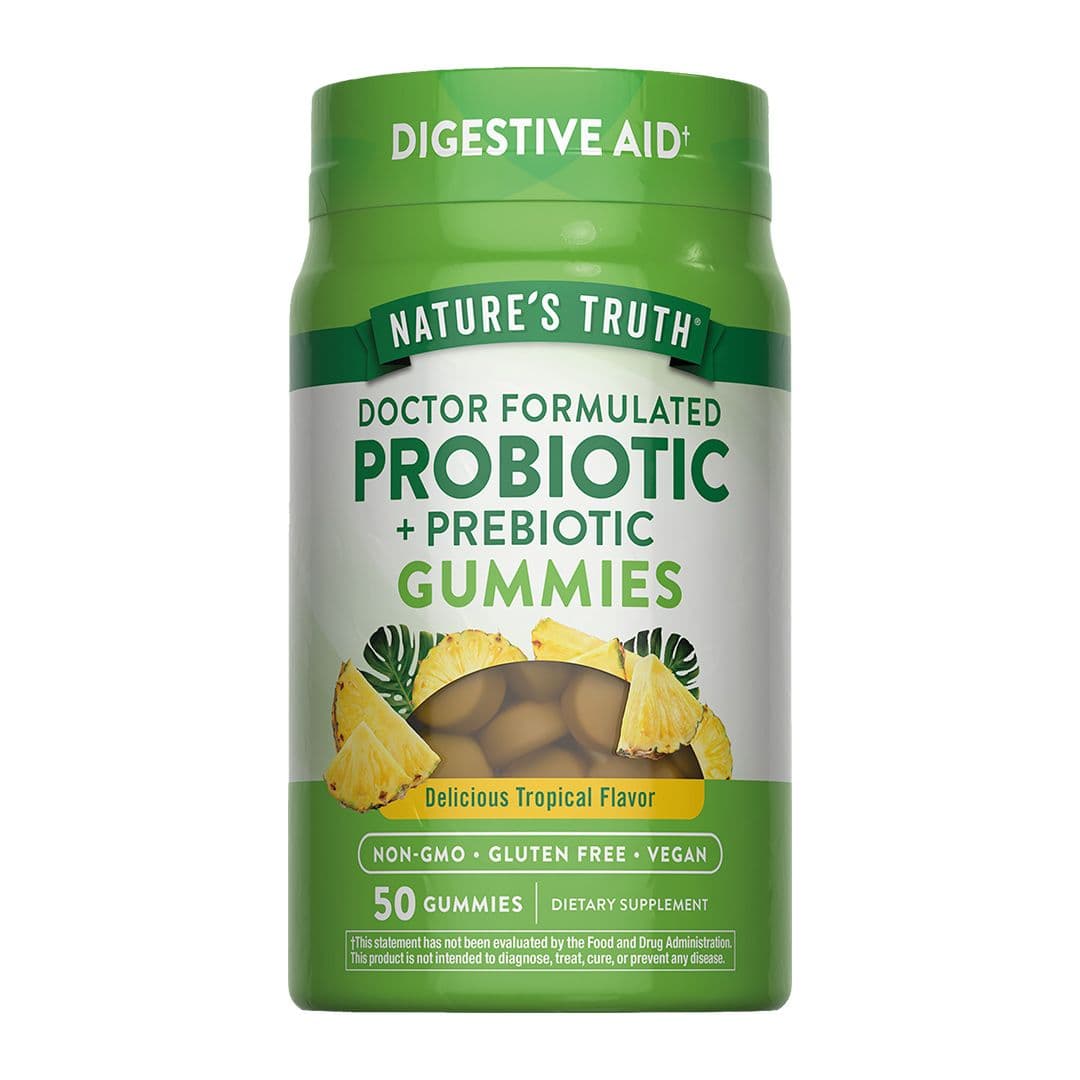 Suplemento Natures Truth Gomitas Probioticos Sabor Tropical (50 Unidades)_1