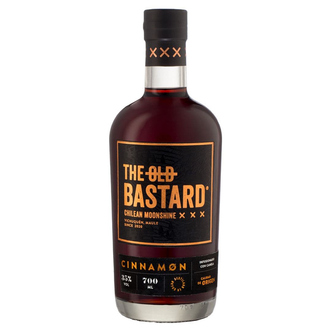 Whisky The Old Bastard Chilean Moonshine Cinnamon 700cc_1