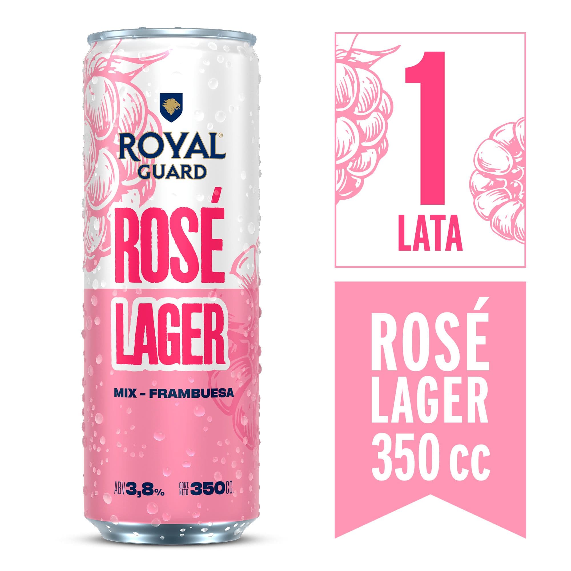 Cerveza Royal Guard Rose Lata 350cc_1